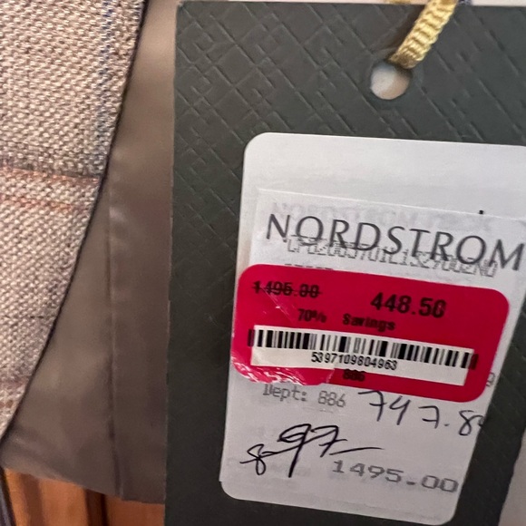 Men's Gray Plaid Blazer by Canali - Picture 7 of 7